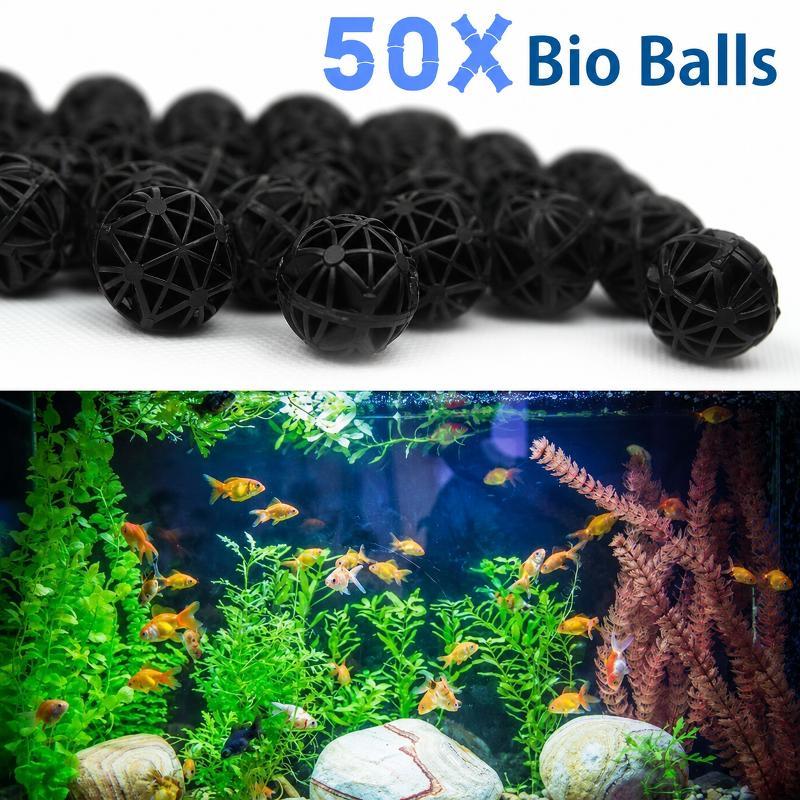 Marine Aquarium Filter Media - 50 шт. 16 мм биофильтрующие шарики