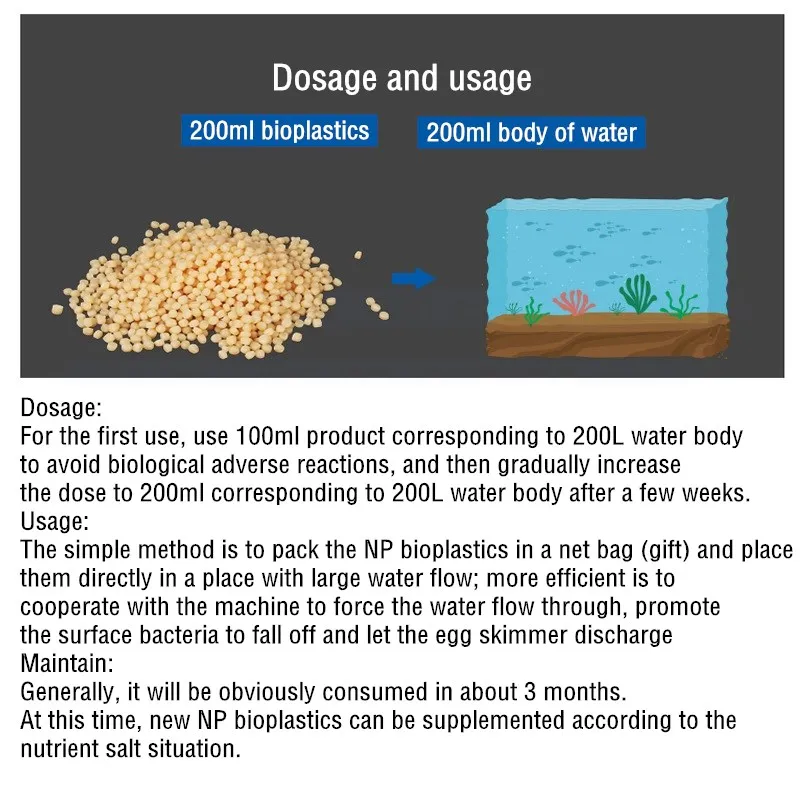 200 мл Биополимерные гранулы N – обзор и цена Marine Aquarium Filter Media