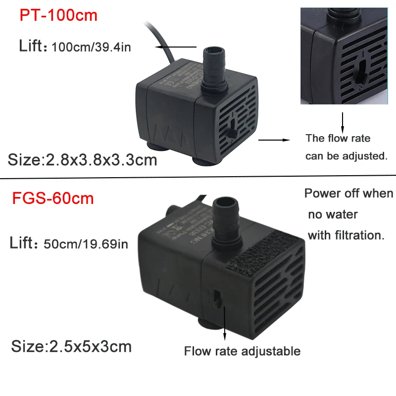 Погружной USB-насос для аквари – обзор и цена Marine Aquarium Nano